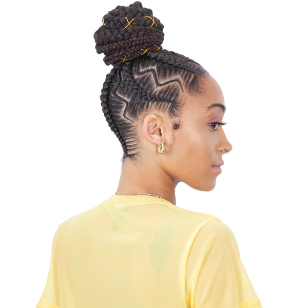 Sensationnel African Collection Jumbo Braid Pre Stretched X Pression Hair  6x 58” ( 2 Dark Brown )