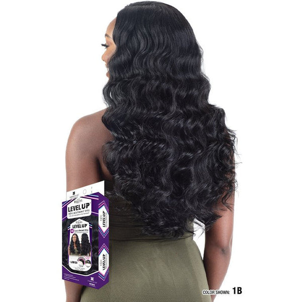  Freetress Equal Synthetic Lace & Lace Front Wig - LUMINA (1B  Off Black) : Beauty & Personal Care