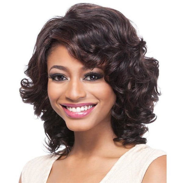 Bobbi boss 100 human 2025 hair wig mh1228 wilma