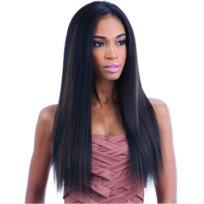 MilkyWay Que Weave – Malaysian Ironed Texture Natural Straight 7PCS (14", 16", 18")