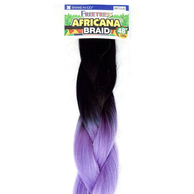 FreeTress Braids – Africana Braid 48" (OM3TPLUM & OM3TCOOLBL only)