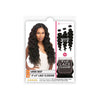 Sensationnel Bare & Natural 3PC Bundle + 4" x 4" Lace Closure Virgin Human Hair Weave - Loose Deep