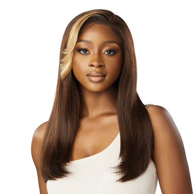 Outre Melted Hairline HD Synthetic Glueless Lace Front Wig - Amelia (NATURALN HONEY ONLY)