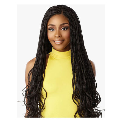 Kalyss 24 Box Braid Ponytail Hair Extension With Clip For Black