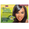 African Pride Olive Miracle Deep Conditioning Anti-Breakage No-Lye Relaxer - Regular