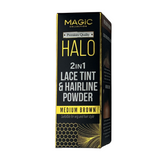 Magic Collection Halo 2 in 1 Lace Tint & Hairline Powder - Medium Brown