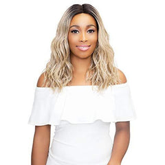 Janet Collection Synthetic Lace Based Extended Part Swiss Lace Front W