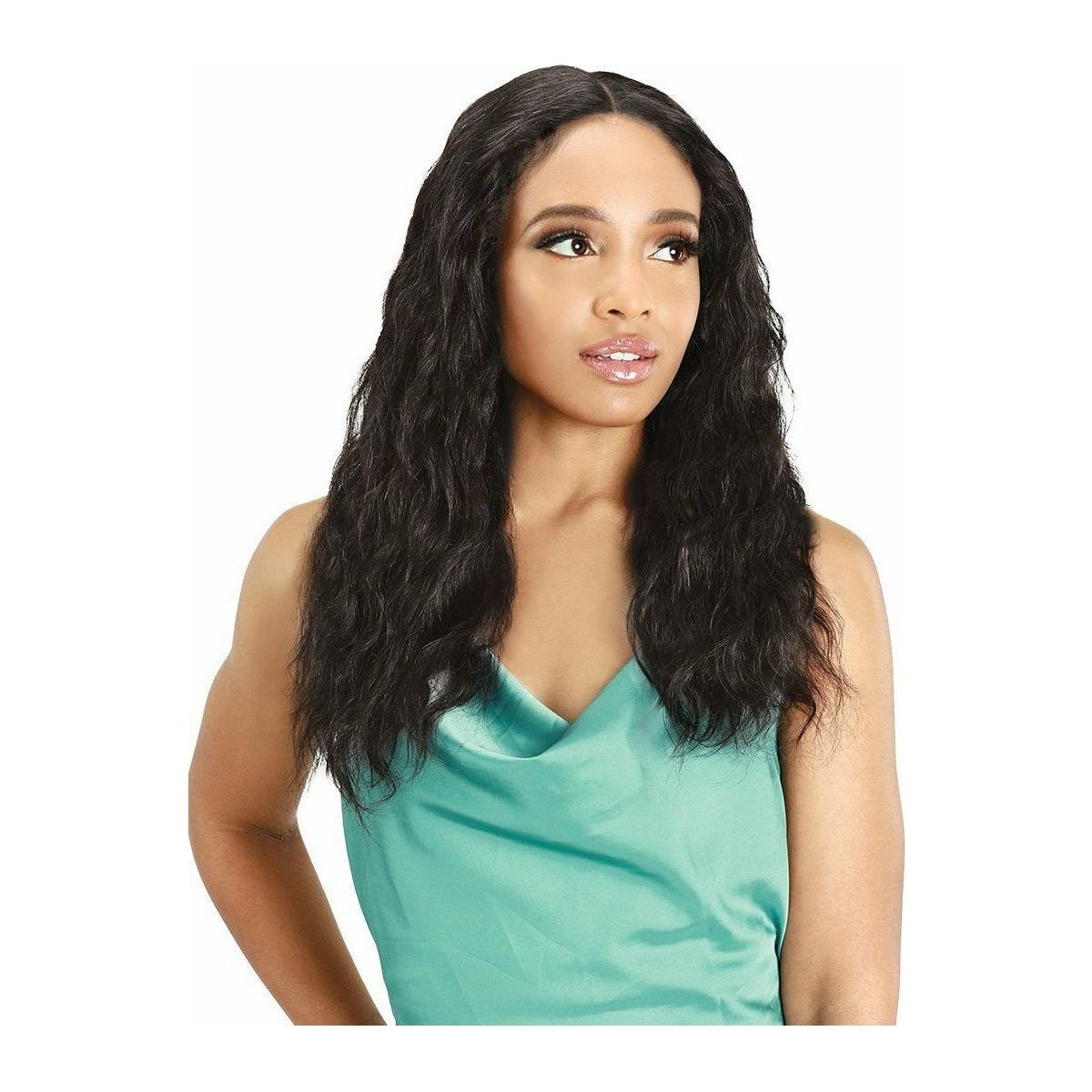 Zury Sis 100 Brazilian Virgin Remy Human Hair Wet And Wavy Lace Frontal 5334