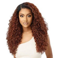 Outre 100% Human Hair Blend 13 x 6 360 HD Lace Front Wig