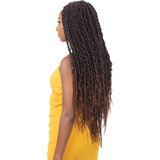 Freetress Synthetic Braid - 2X INDIE DISTRESSED LOC 26 INCH (1 Jet Black) :  : Beauty & Personal Care