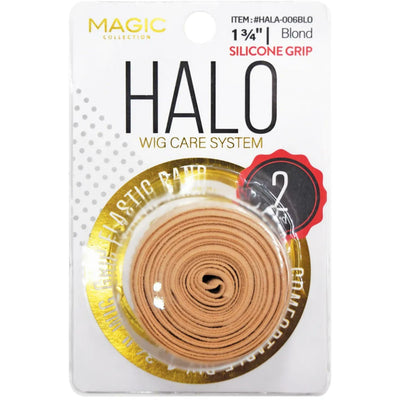 [Annie] Elastic Wig Band 1 3/4 inch Black Non-Slip Silicone #3447 / Premium / 3 Pack